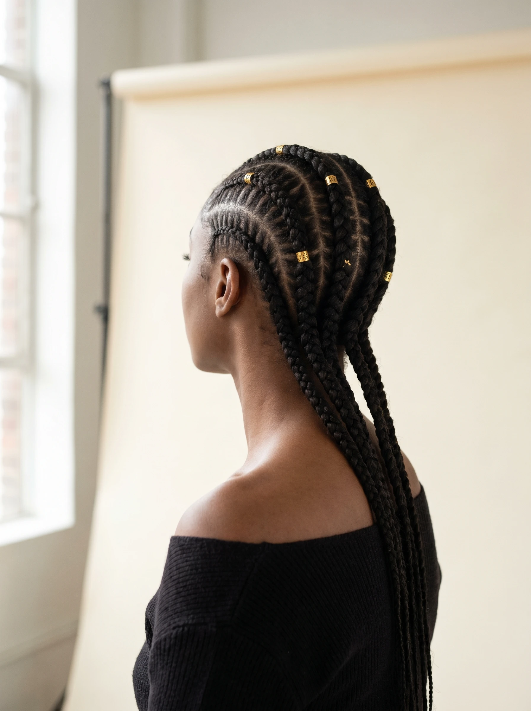 Cornrows with extensions